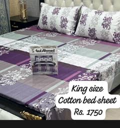 King size cotton bedsheets