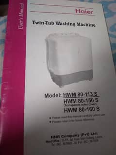 twin tub washing machine