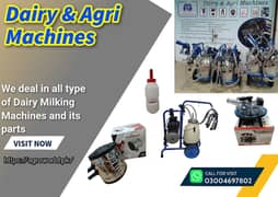 MIlking Machine Turkish all parts available Delivery All pakistan