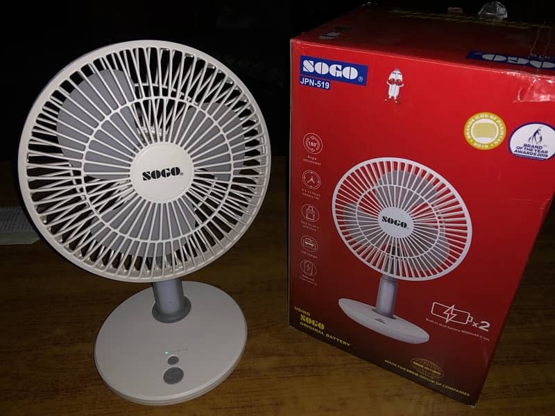 charging table fan 1