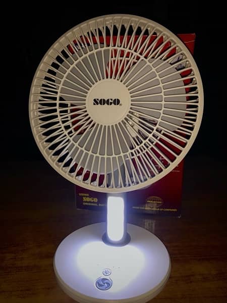 charging table fan 2