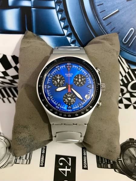 SWATCH-TITANIUM MADE-SWISS MADE-ORIGINAL WATCH-RADO-OMEGA-ROLEX-TISSOT 2