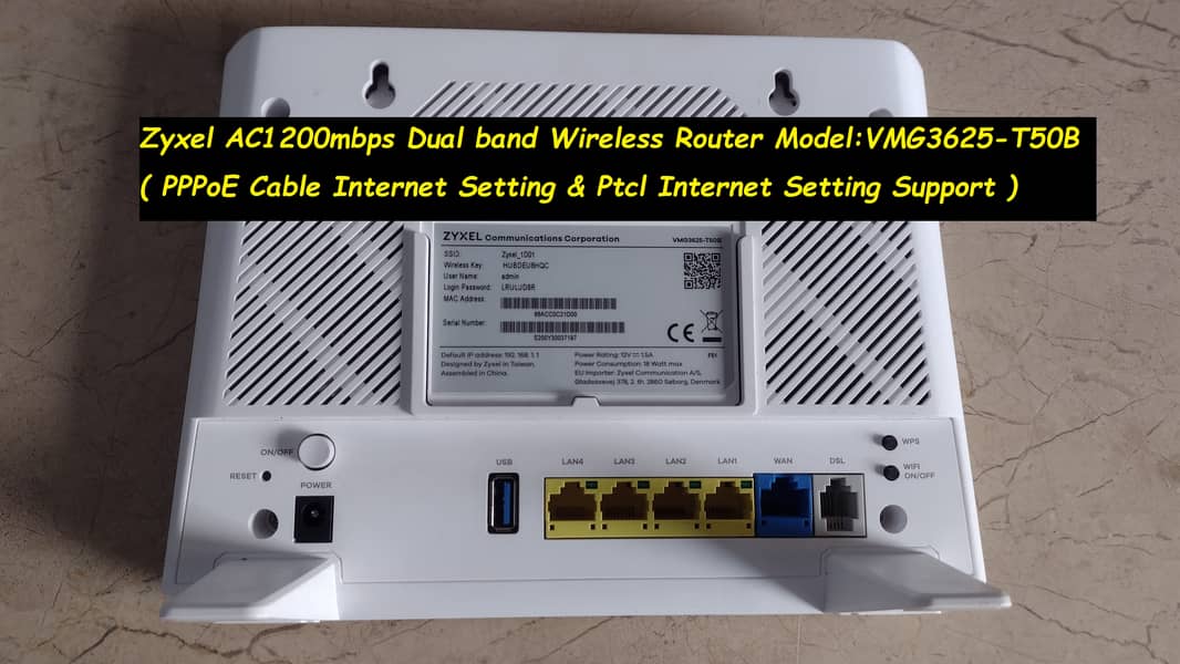 zyxel ac1200mbps wifi router latest model 6