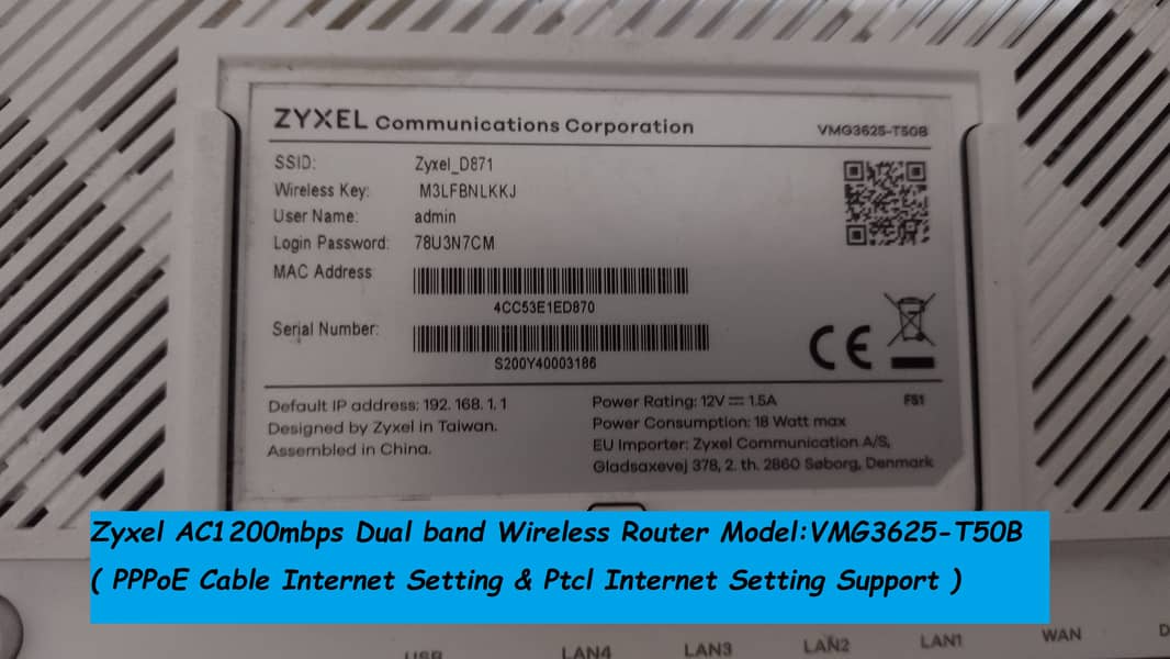 zyxel ac1200mbps wifi router latest model 8