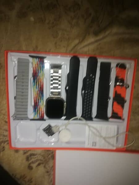 ultra smart watch with 7 straps & airbords pro urgent sale 4