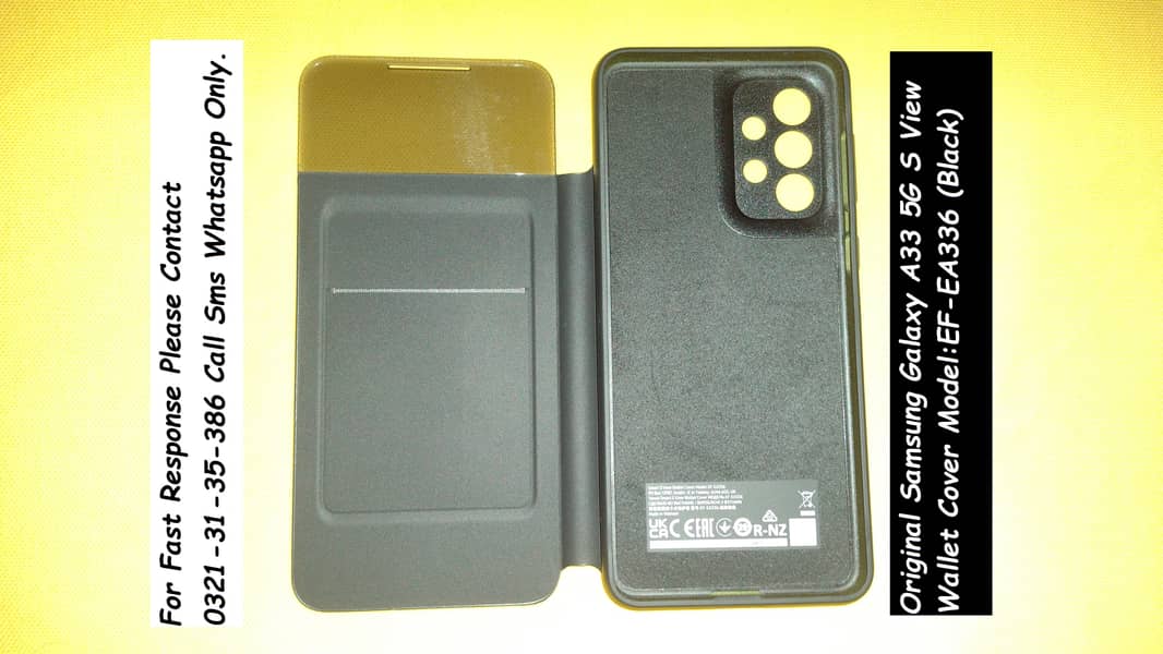 original samsung galaxy a33 5g s view wallet cover 3