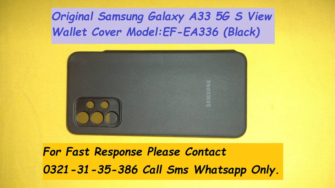 original samsung galaxy a33 5g s view wallet cover 4