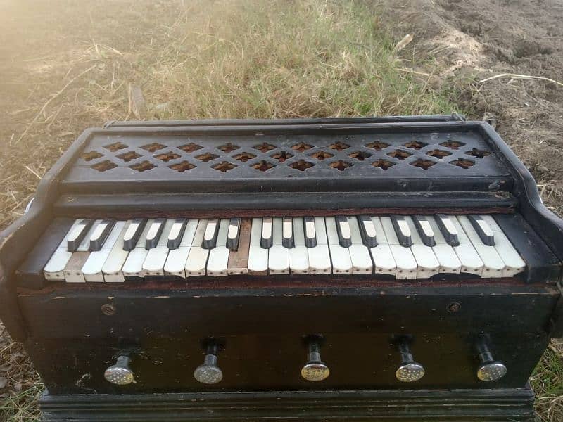 Double Read coupler Harmonium Baja | Peti || ہارمونیم 6