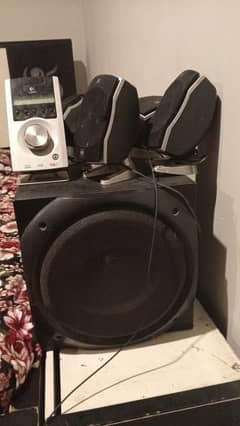 Imported Logitech surround sound system heavy duty