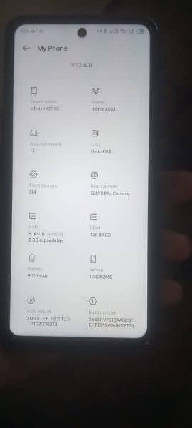 infinix hot 30  gb 6 128 5