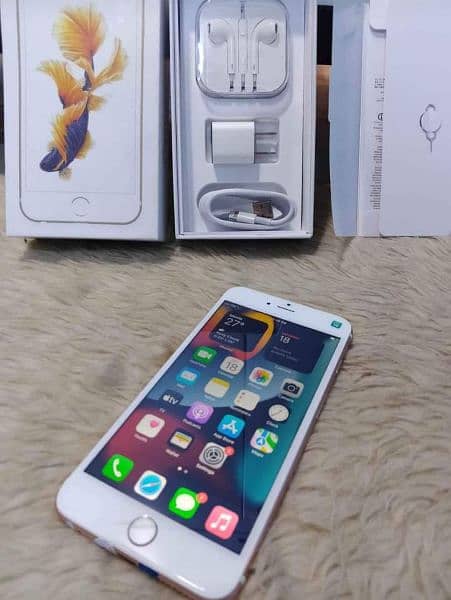 iPhone 6s Plus with box 128 GB WhatsApp number/0311/049/0162 1