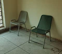 2 chairs in good condition  for urgent sale 0