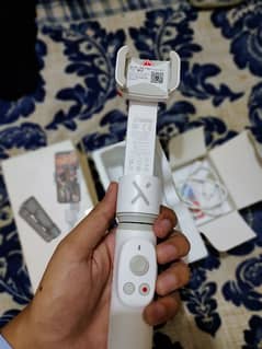 smooth x gimbal and selfie stick 2 in 1, urgent sale ,only box open