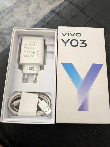 vivo Y03 with box with warranty available 4