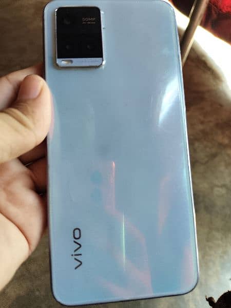 vivo y21t 4+2 128 gb with box charger genuine 1