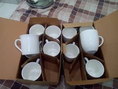 White Bone Cup Set Urgently Sale