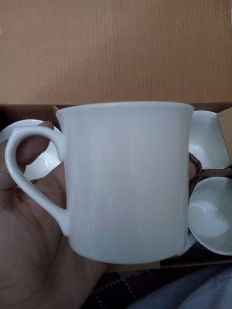 White Bone Cup Set Urgently Sale 12