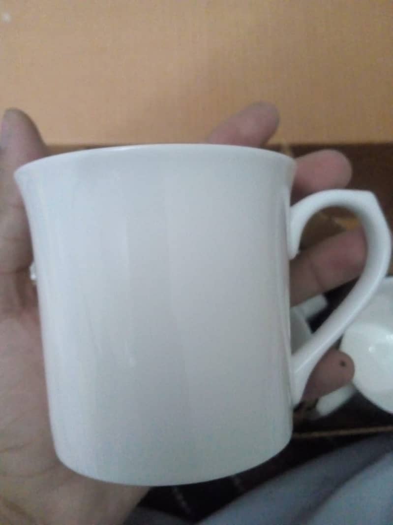 White Bone Cup Set Urgently Sale 14