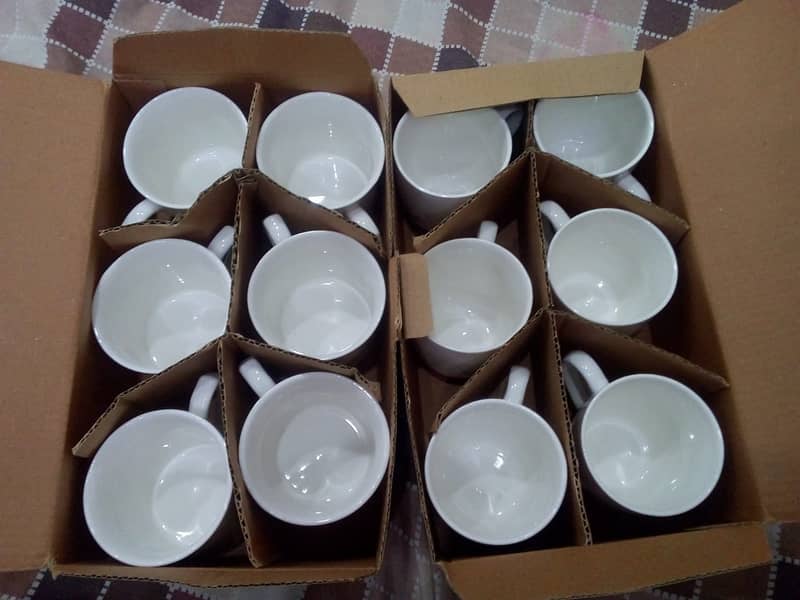 White Bone Cup Set Urgently Sale 1