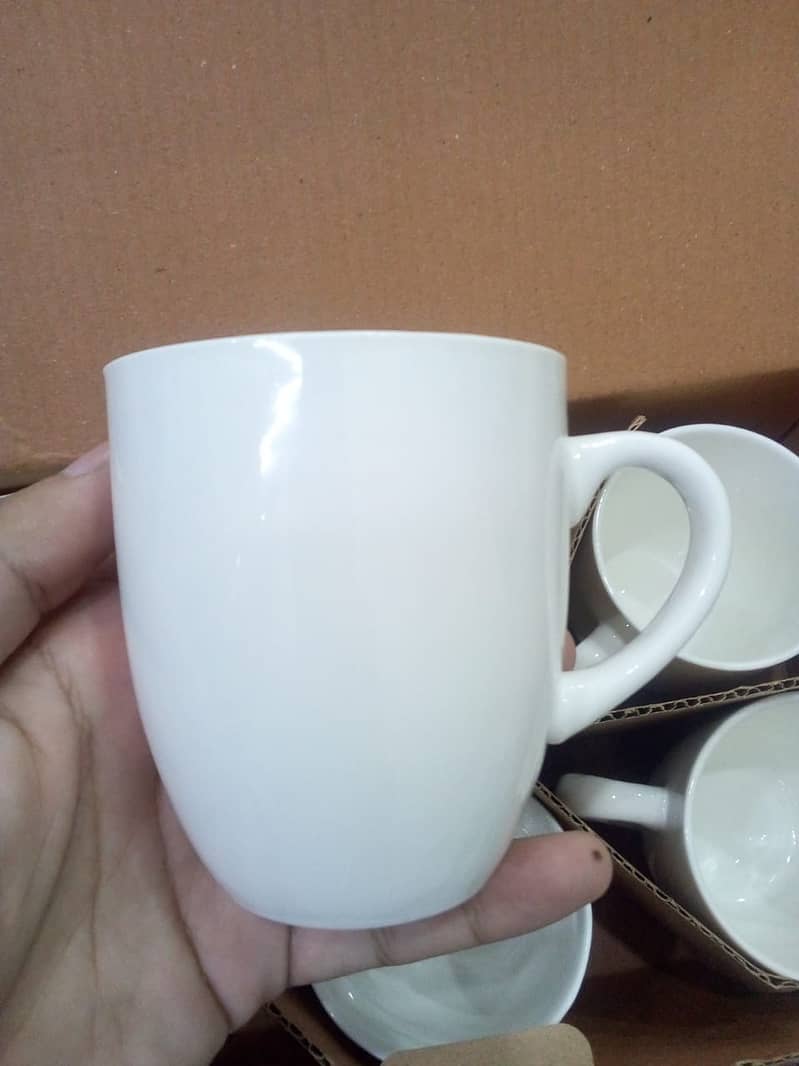 White Bone Cup Set Urgently Sale 4