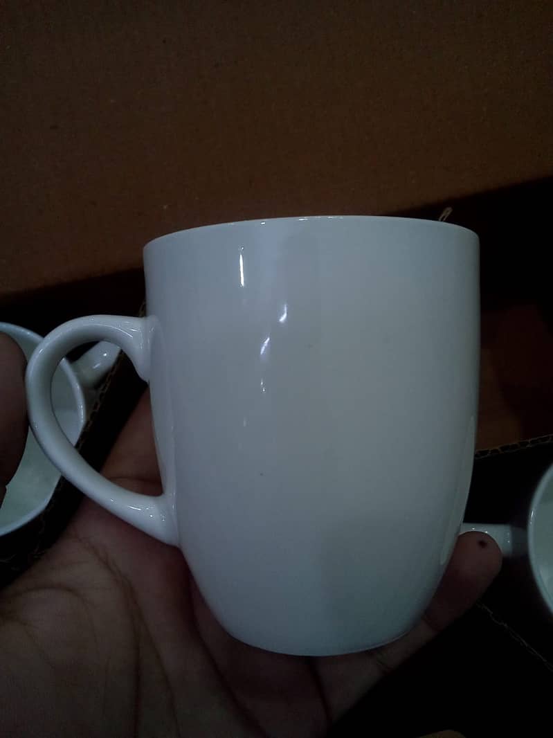 White Bone Cup Set Urgently Sale 7