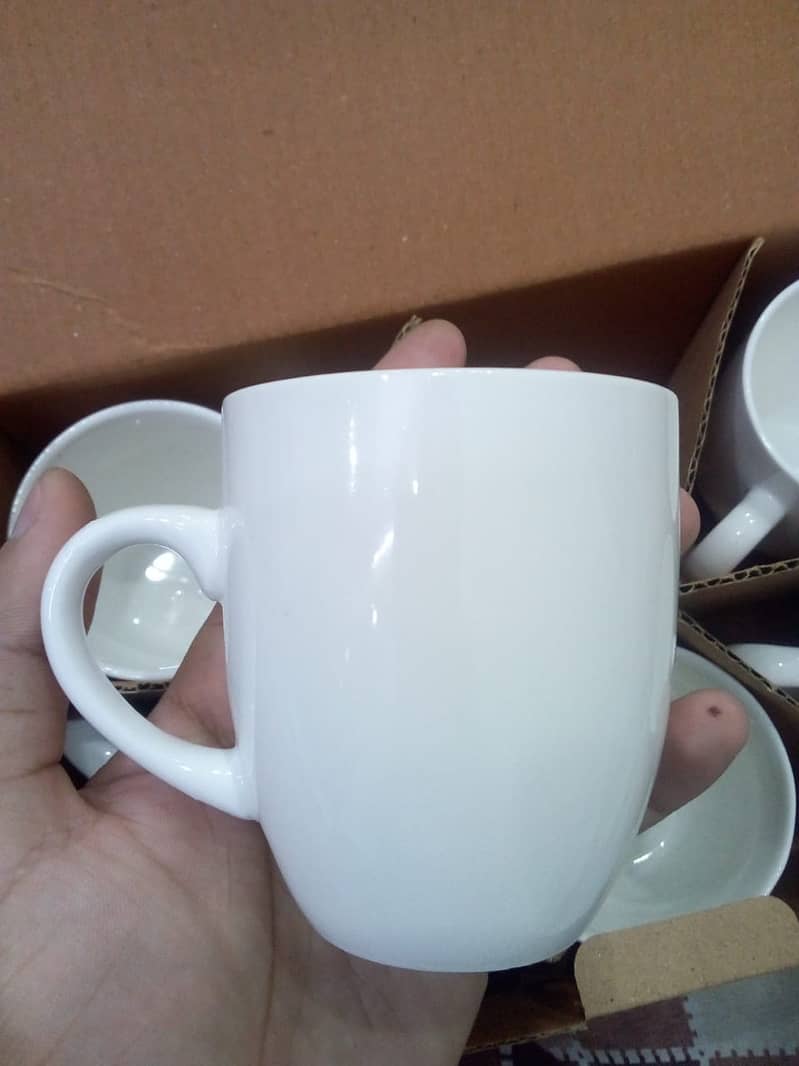 White Bone Cup Set Urgently Sale 8