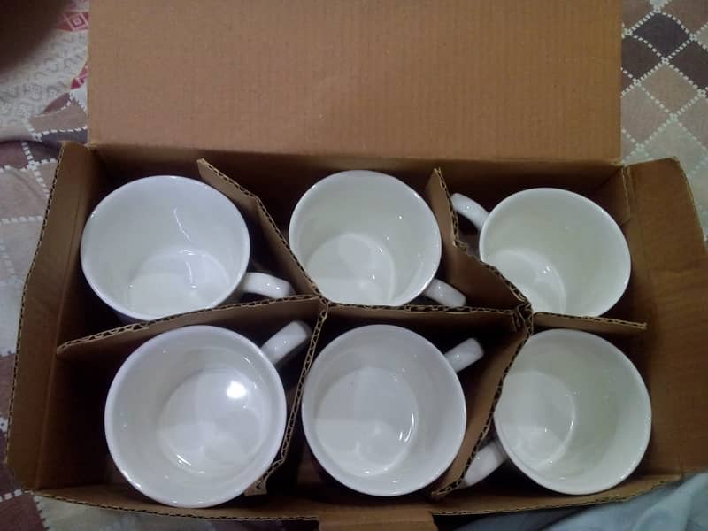 White Bone Cup Set Urgently Sale 9