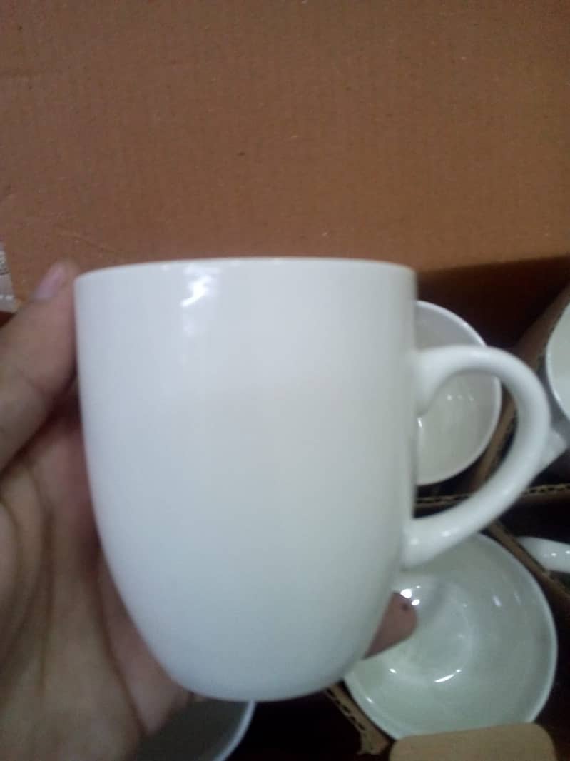 White Bone Cup Set Urgently Sale 11