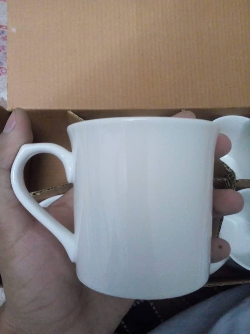 White Bone Cup Set Urgently Sale 13