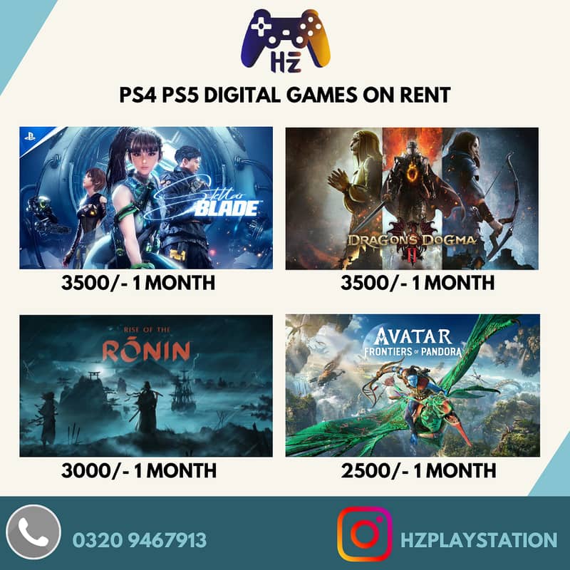 PS4 PS5 GAMES CHEAP RNT 1