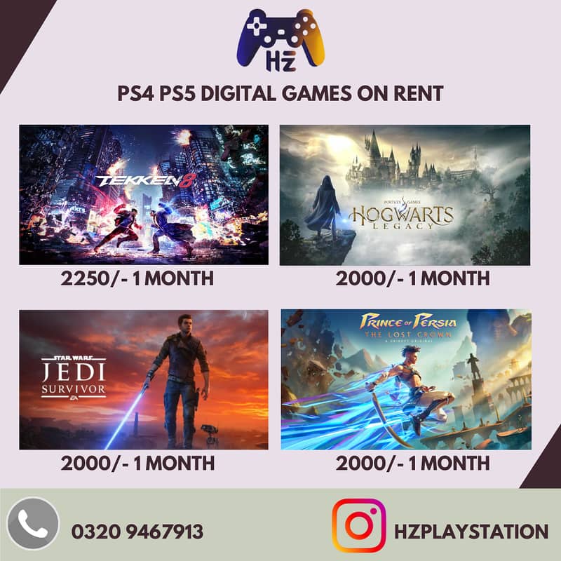 PS4 PS5 GAMES CHEAP RNT 3