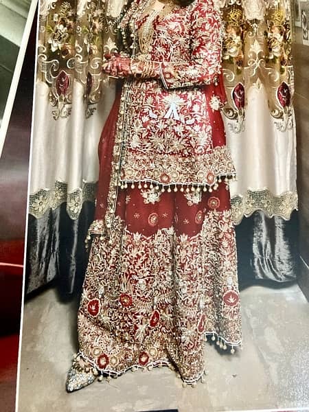 bridal dress/bridal lehnga/barat dress/03076260621 4