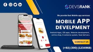 Mobile App Development/Application Design/Android App Developer/iOS Ap