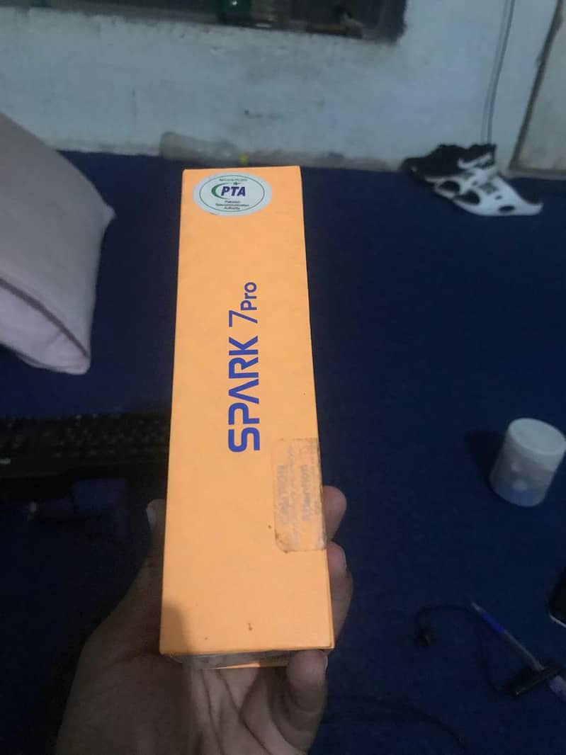 tecno spark 7pro box only 1