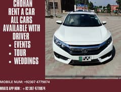 car for rent | civic car | cultus car | rent a car | with driver 0