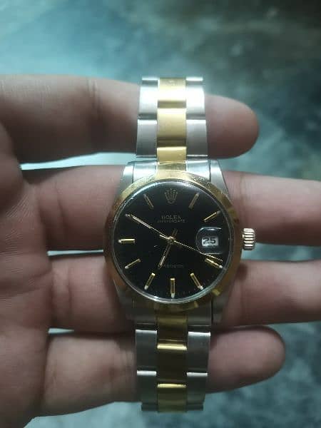 Rolex oysterdate precision watch for men's 2