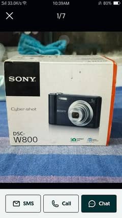 Sony w800 camera 10/10