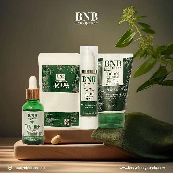 Tea Tree Organic Acne Control Facial Kit 1