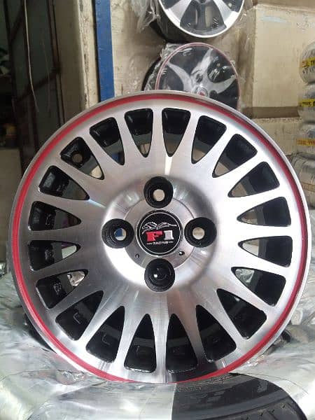 GENUINE ALLOY RIMS FOR SUZUKI ALTO, WAGON R AND TOYOTA PASSO 8