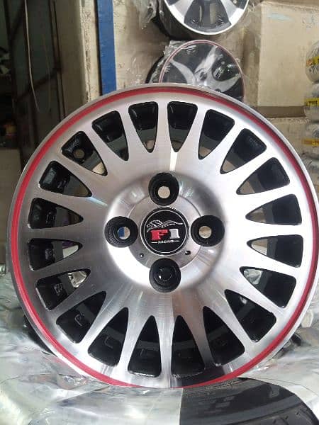 GENUINE ALLOY RIMS FOR SUZUKI ALTO, WAGON R AND TOYOTA PASSO 9