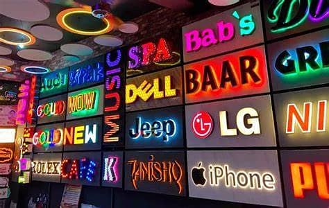 3D sign board - 3d sign - sign board - acrylic board - neon sign Back 15