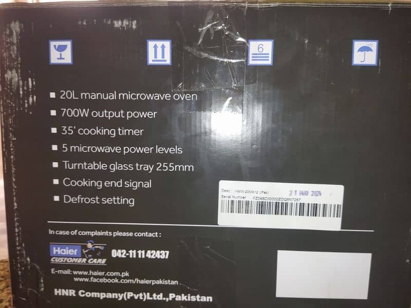 Haier Microwave oven for sale 3