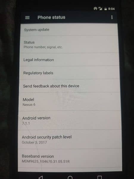 Motorola nexus 6 PTA approved 2