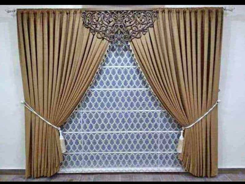 false celling, , wallpaper, curtains,wall decor,glass partition, 2