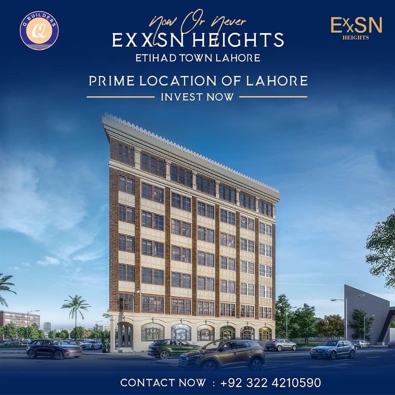 SMALL SHOP AT GROUND FLOOR FOR SALE. 12 YR INST, EXXSN HEIGHT ETIHAD TOWN PHASE1 LAHORE 2