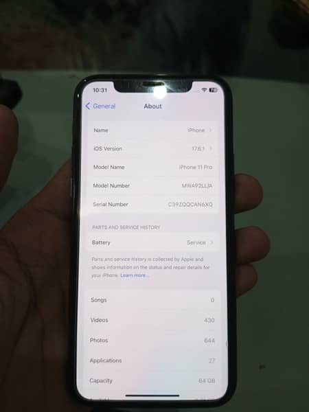 Iphone 11 Pro 64Gb 5