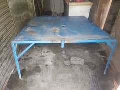 6x4 iron table for sale