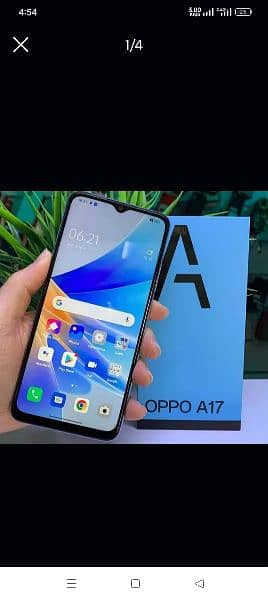 oppo A 17 with complete box. 1