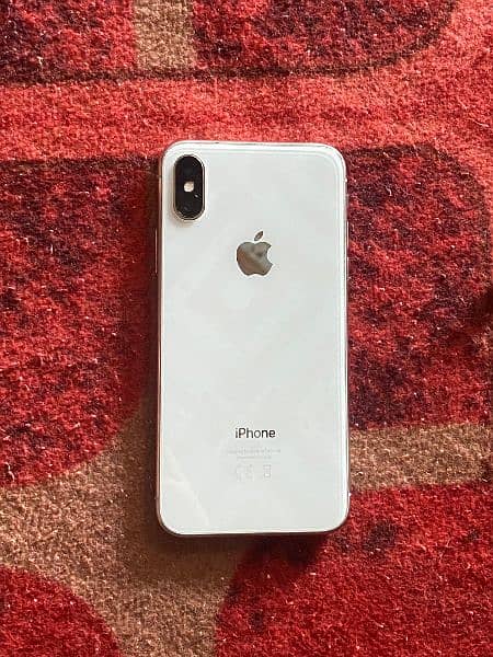 IPHONE X WHITE WITH BOX ACCESSORIES WATER PACK 1