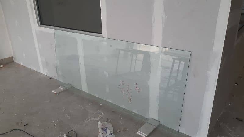 ceiling partitions  Gypsum board Glass alluminium 8